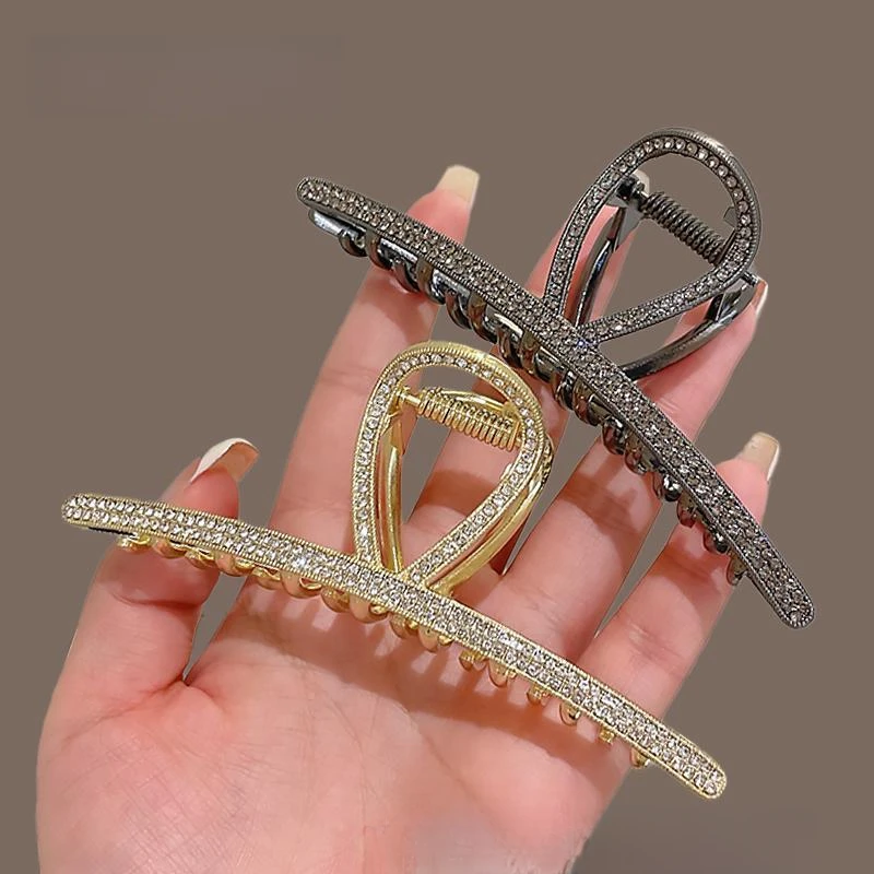 发夹女后脑勺大号抓夹2024新款高级感高端鲨鱼夹发卡头发夹子头饰