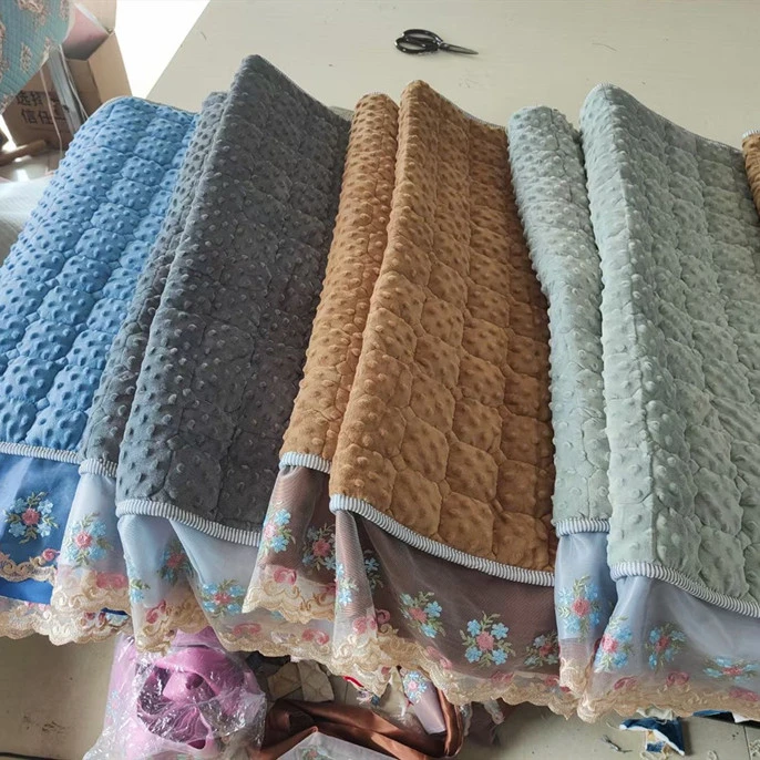 大货车秋冬加厚豆绒卧铺垫欧曼解放天龙德龙专用柔软保暖卧铺床罩