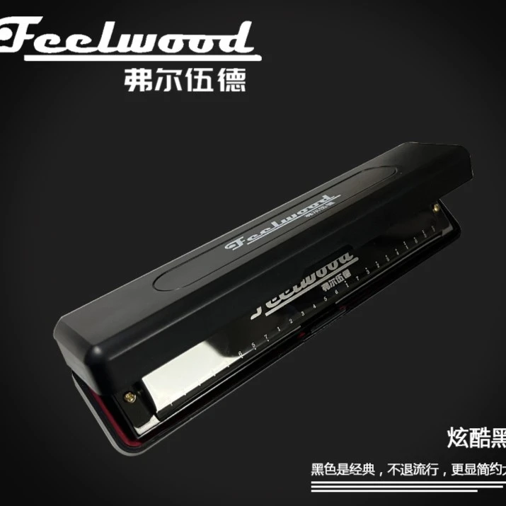 【老段吉他】推荐复音口琴24孔C调专业演奏成人学习弗尔伍德品牌