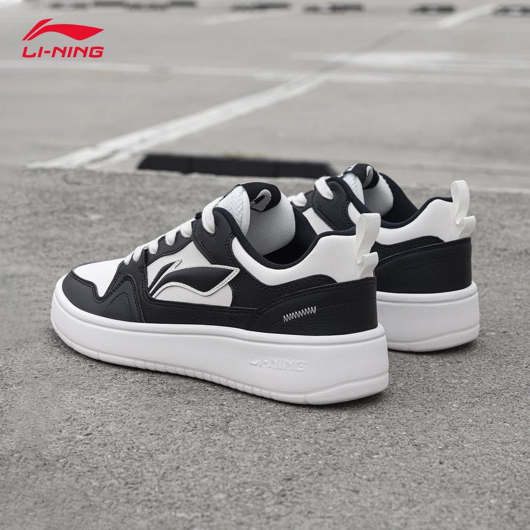 【高能感】李宁行初2.0男鞋板鞋低帮透气软底百搭运动潮流休闲鞋
