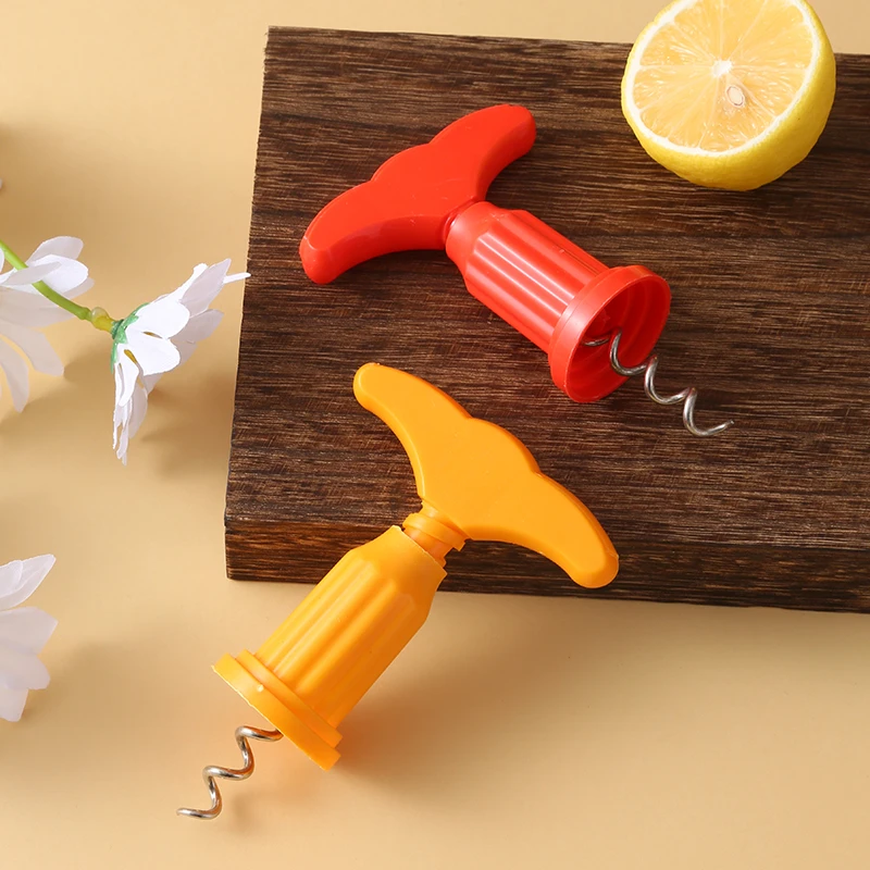 简易便携红酒开瓶器塑料启瓶器家用葡萄酒拔塞器启子加厚款开酒器