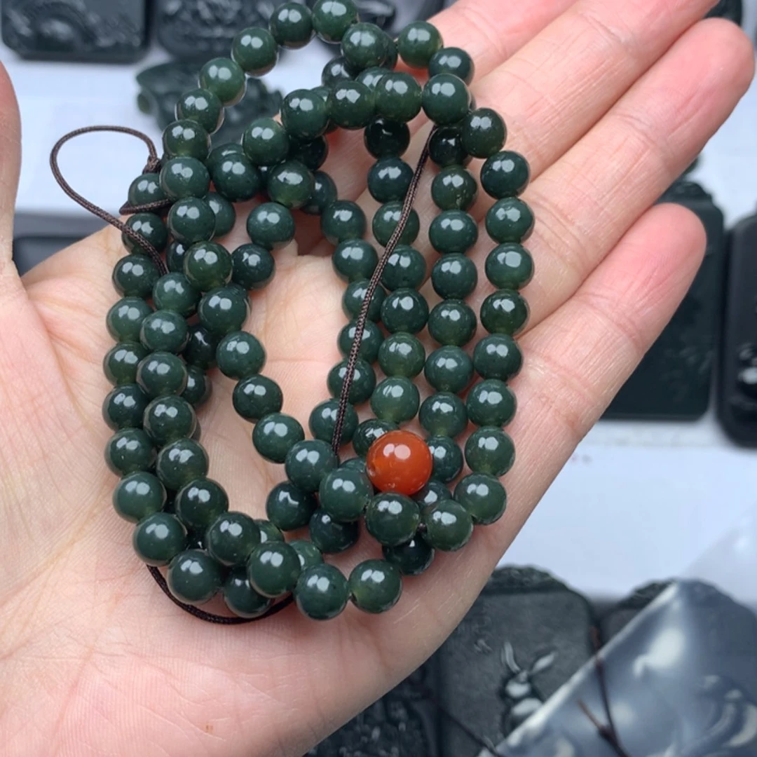 【闪购商品】和田玉颈饰未镶嵌秋**叶