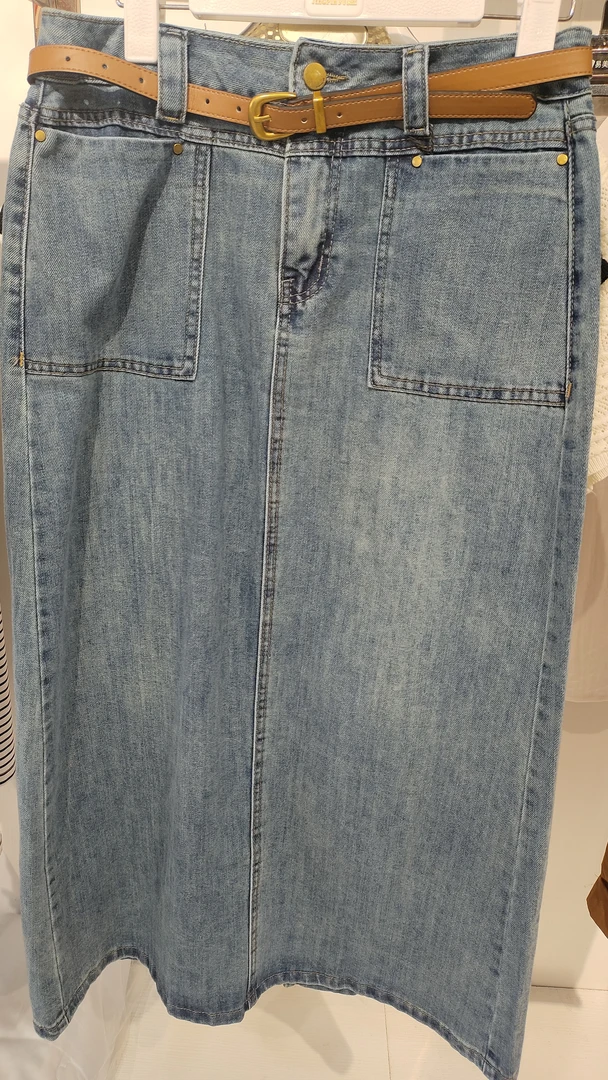 易美精选2024新款牛仔裙高腰显瘦A版显瘦半身裙包臀女装半身裙