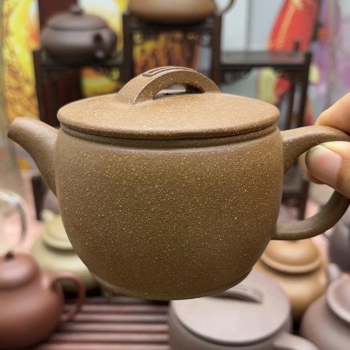 紫砂茶壶三*禾黄段汗瓦