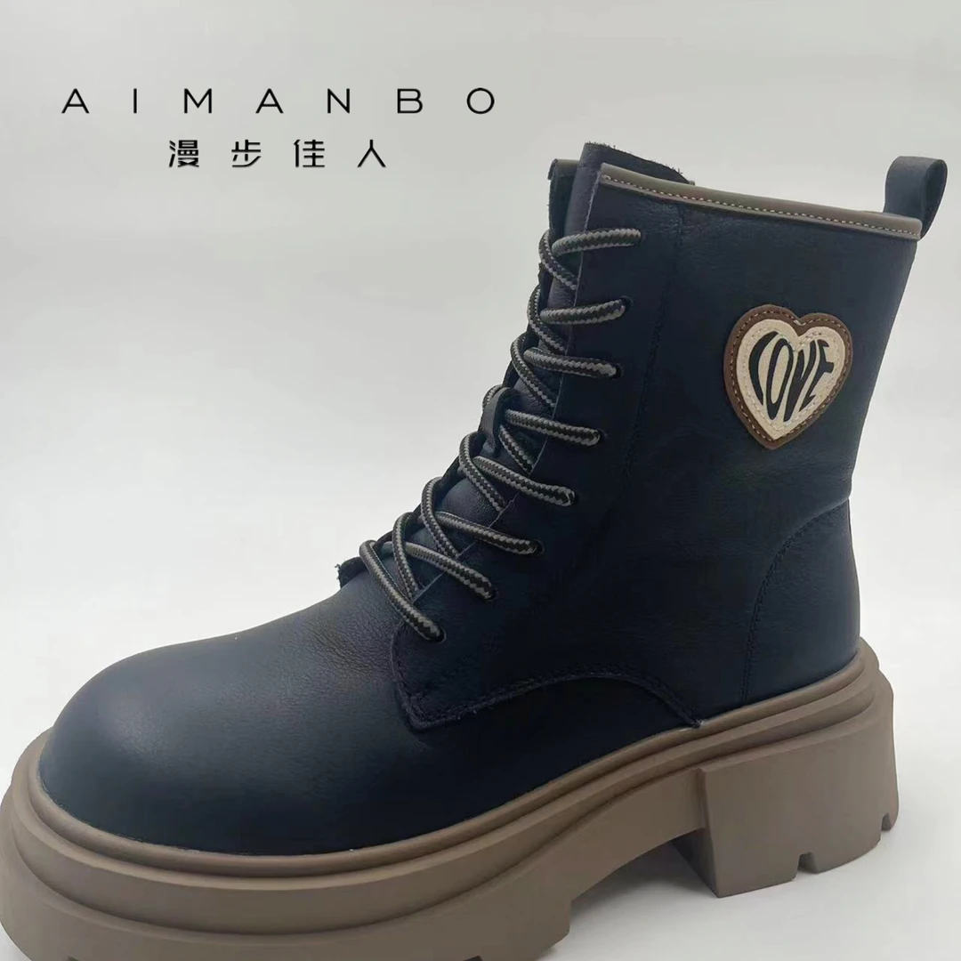 STROLLBEAUTY/漫步佳人373163213E时尚潮流百搭女士靴