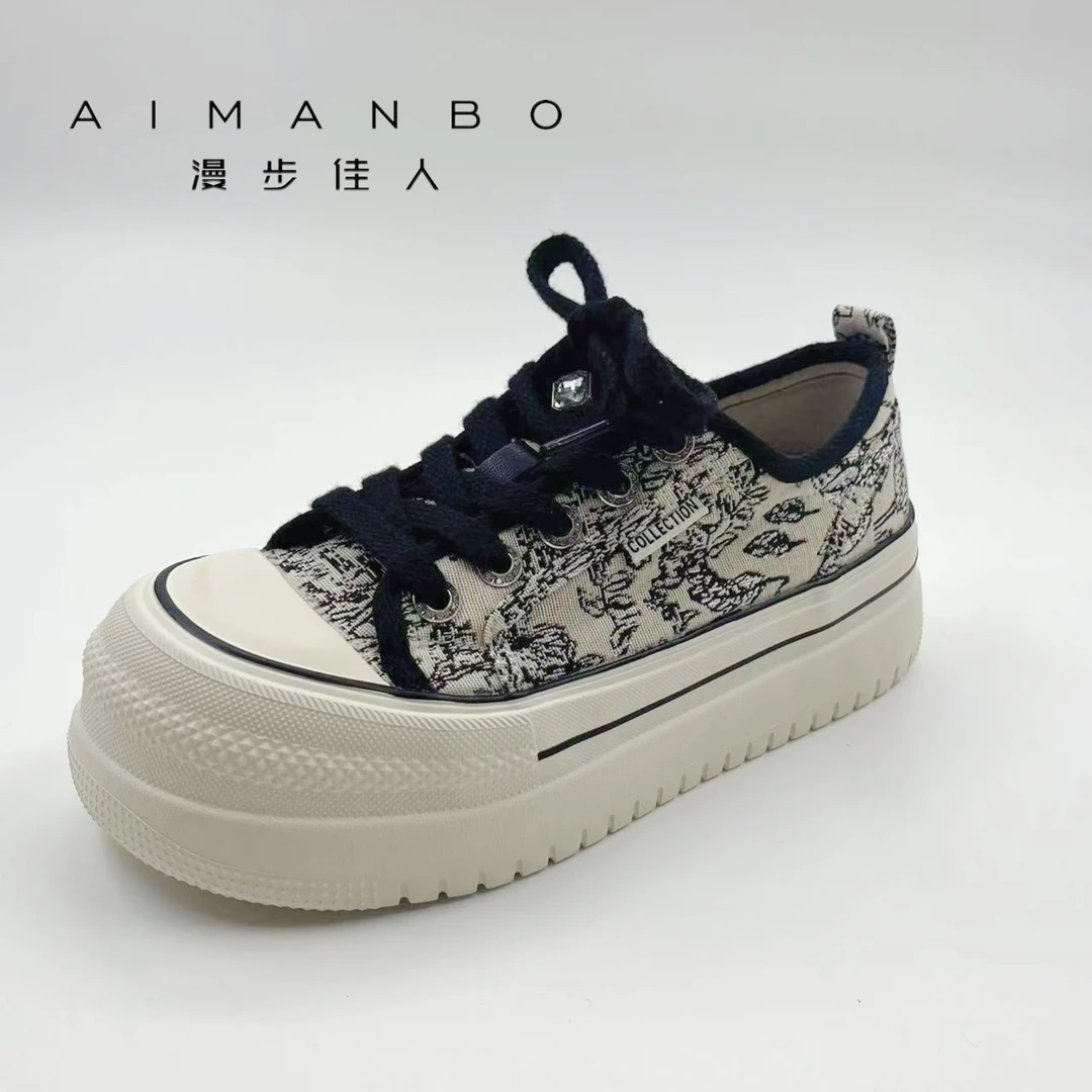 STROLLBEAUTY/漫步佳人222194636E国风潮流时尚百搭休闲鞋