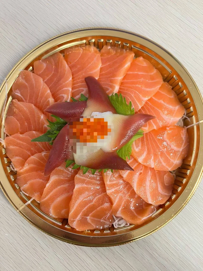 冰鲜进口挪威三文鱼1-1.2斤搭配0.5-0.8斤北极贝/份（3-5人份）