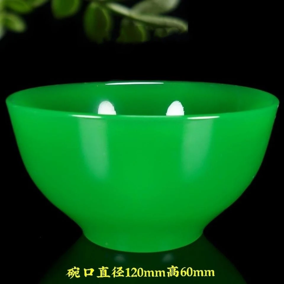 家用玉瓷大碗玉石色大碗餐具饭汤大号粥碗吃饭碗