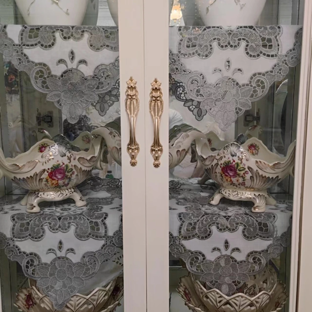 床头柜盖巾花架装饰巾茶盘盖布打印机布纯白北欧餐桌垫茶几布防尘