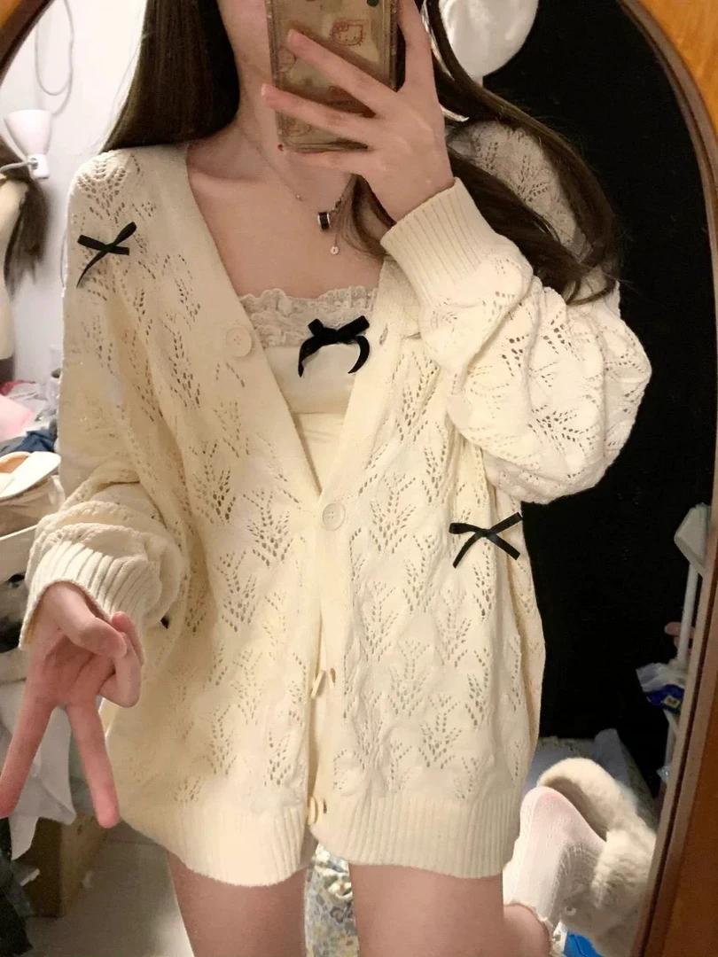 【小巧定制】XQ2058秋季新款显瘦毛衣外套