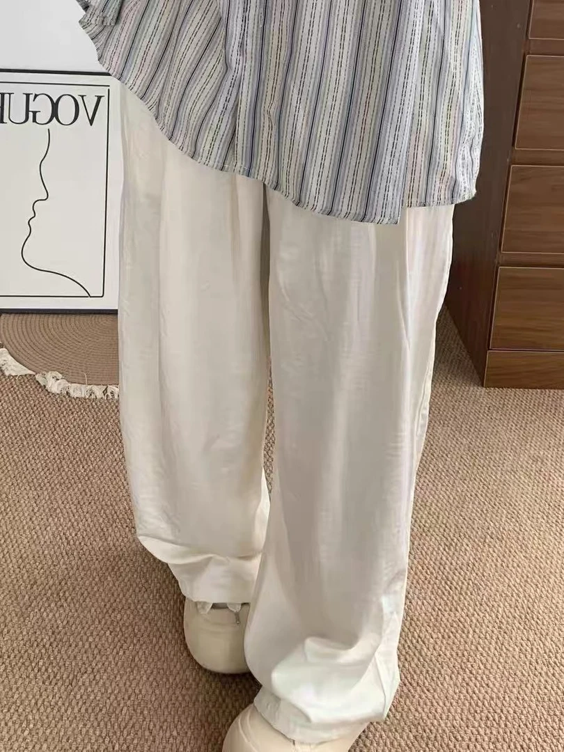 【小巧现货青苍】QXD51229夏季新款显瘦百搭奶芙山本裤