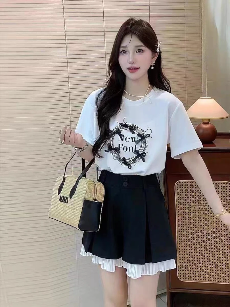 【小巧现货青苍】QXD51127印花上衣