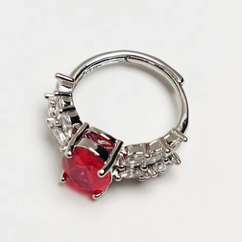 戒指【红色】缤纷之恋粉红色戒指-325