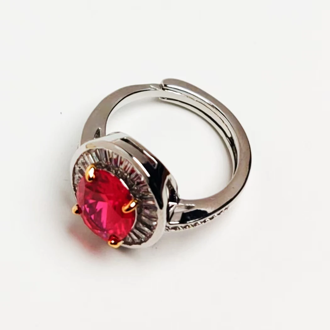 戒指【红色】至为优雅红色戒指-936