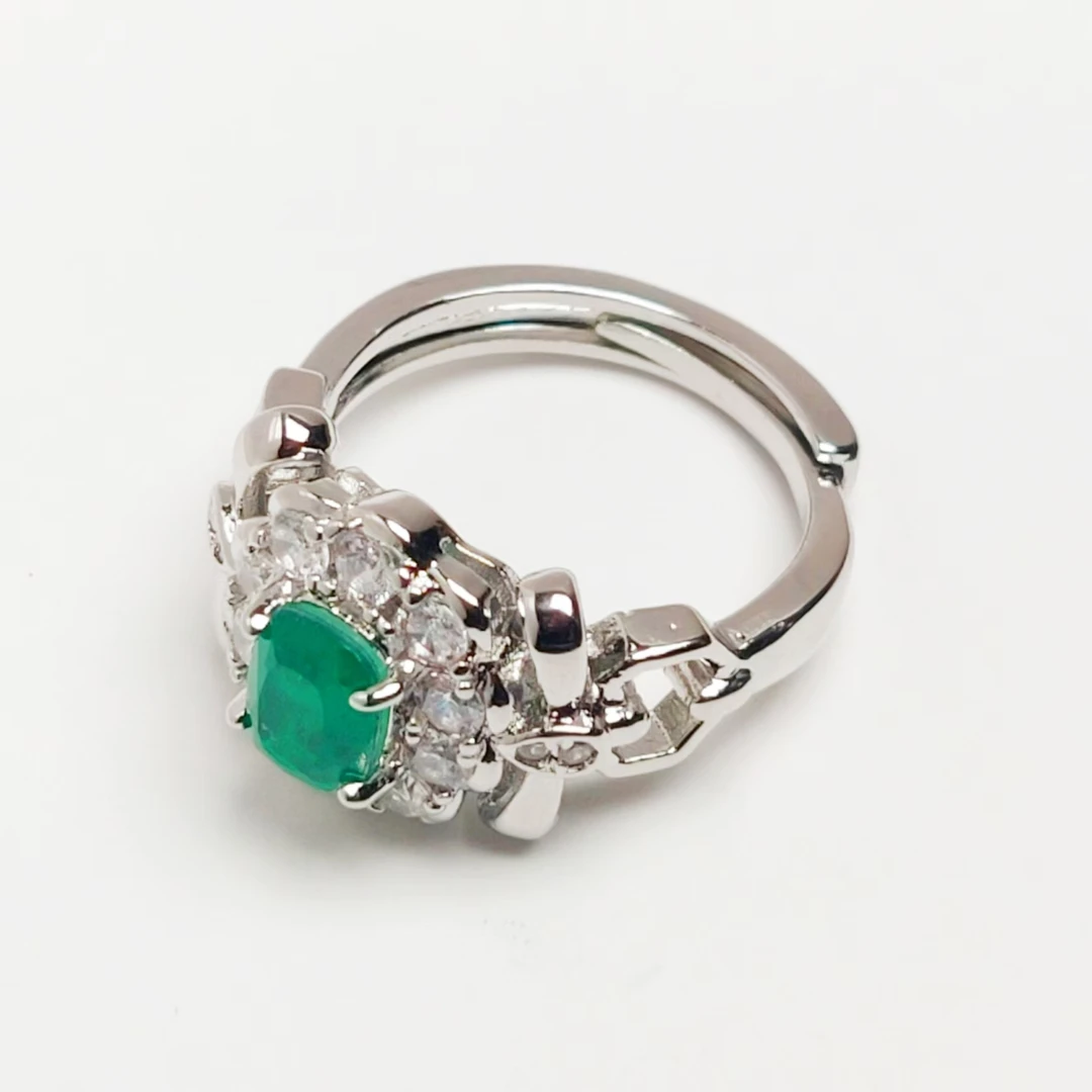 戒指【绿色】精美绝伦绿色戒指-816