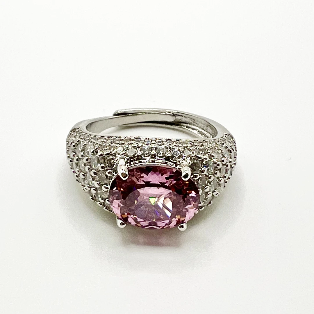 戒指【粉色】简约百搭戒指-246