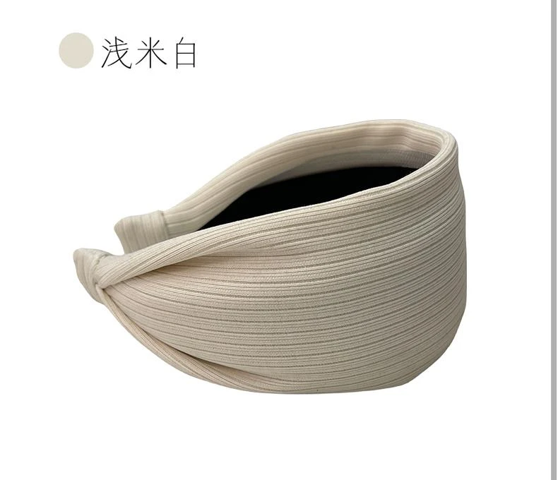 少女风极简风女发箍网红纯色原创设计发饰宽边头饰时尚气质显脸小