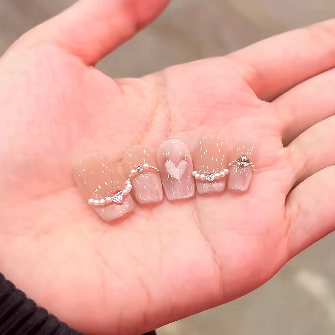 【一见倾心】APTF轻奢设计穿戴甲猫眼爱心钻