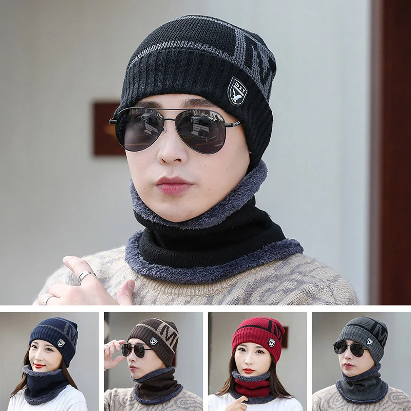 SMVP品牌帽子男女士秋冬季毛线帽加厚潮针织套帽保暖百搭户外帽