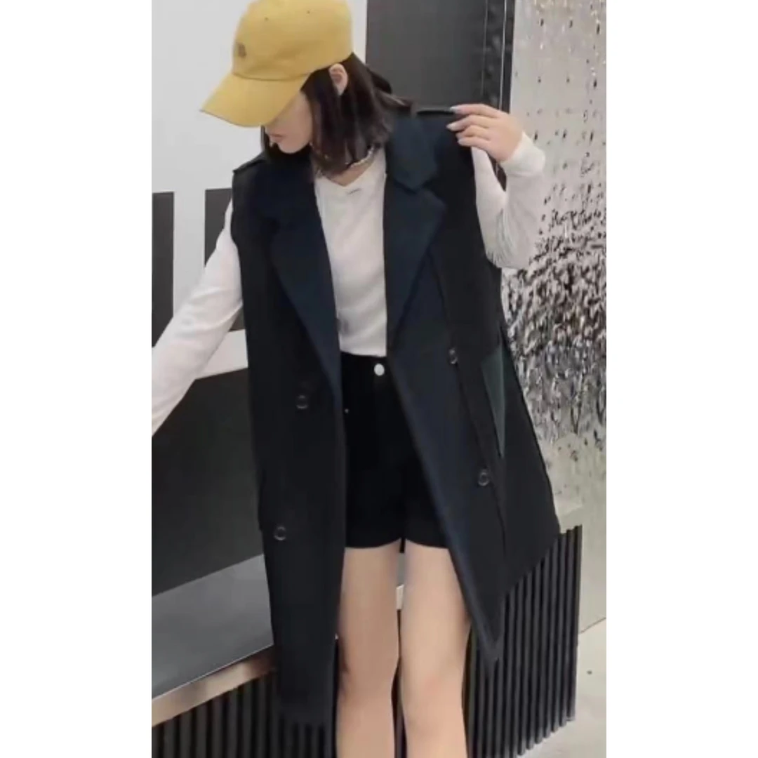 180-240斤 洋气显瘦拉绒长款马甲