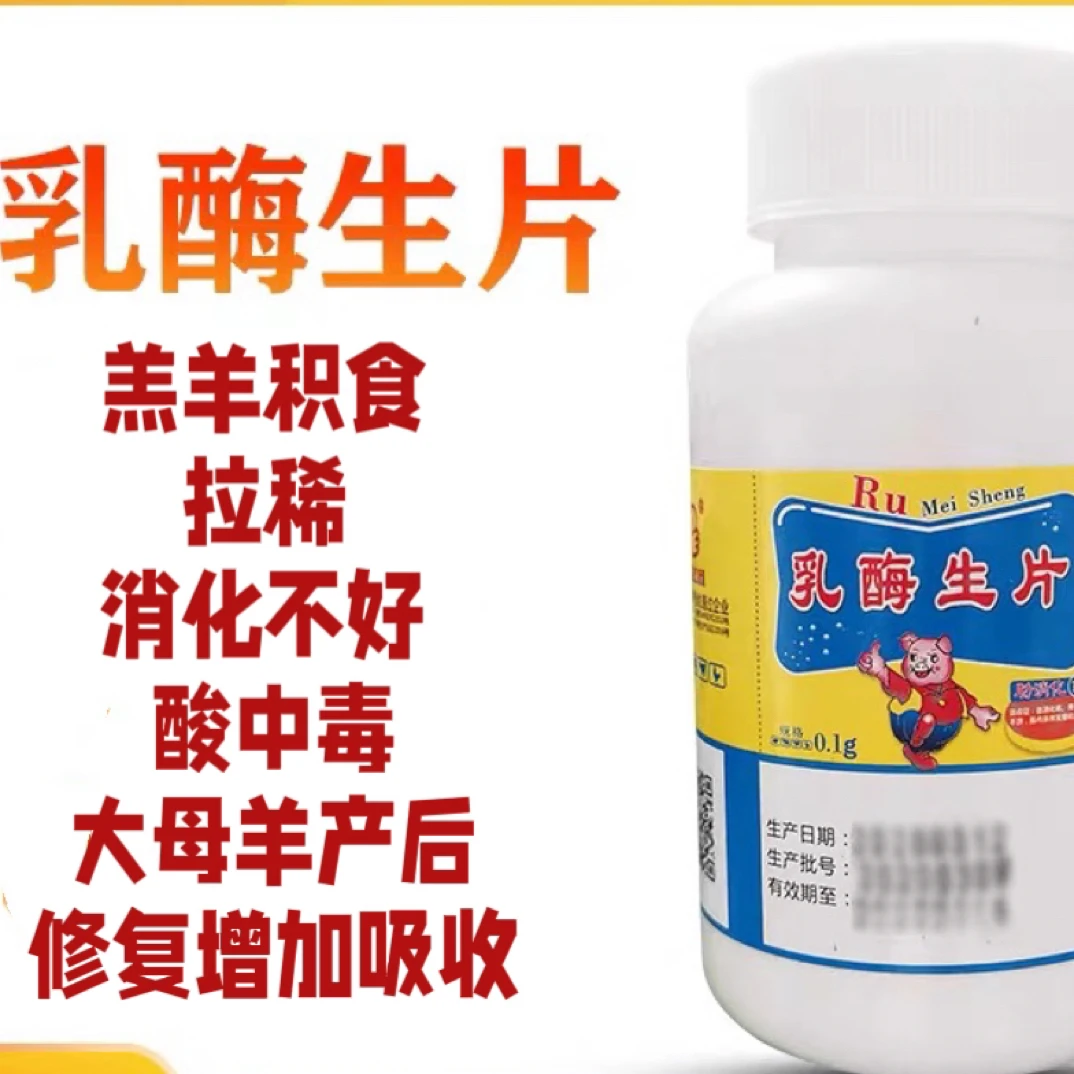 1000片乳酶生饲料羔羊积食拉稀