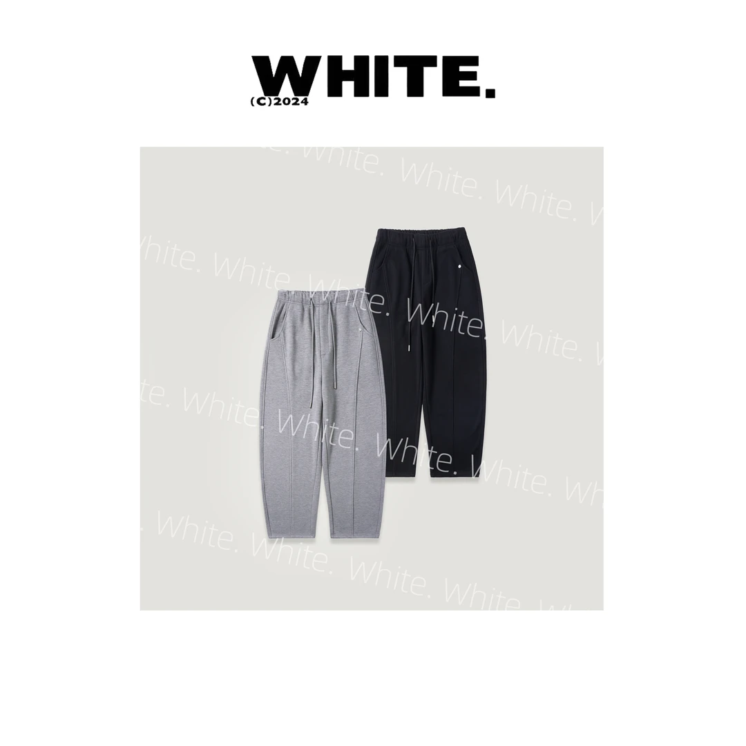 【曲奇裤】加绒立体剪裁弯刀卫裤