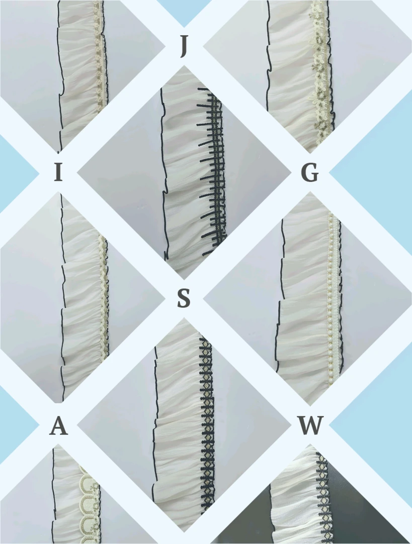 致远花边窗帘布艺法式蕾丝帘头侧边立边服装家居沙发装饰辅料花边