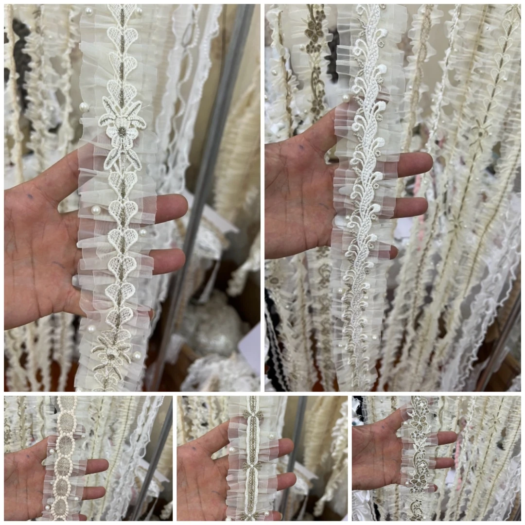 致远花边窗帘布艺法式蕾丝帘头侧边立边服装家居沙发装饰辅料花边