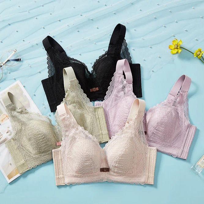 莫代尔性感舒适大胸显小轻薄女士文胸 7101#