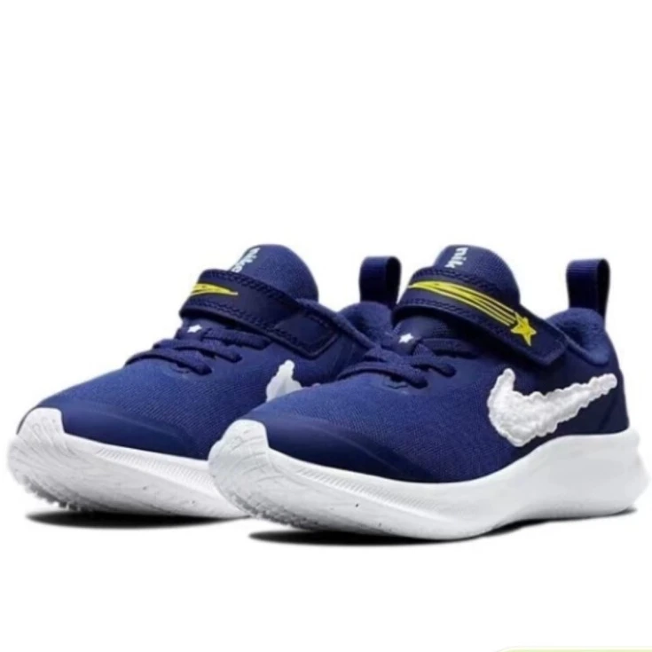 耐克NIKE Star Runner 3 Dream低帮儿童跑步鞋轻便透气DD0750-400