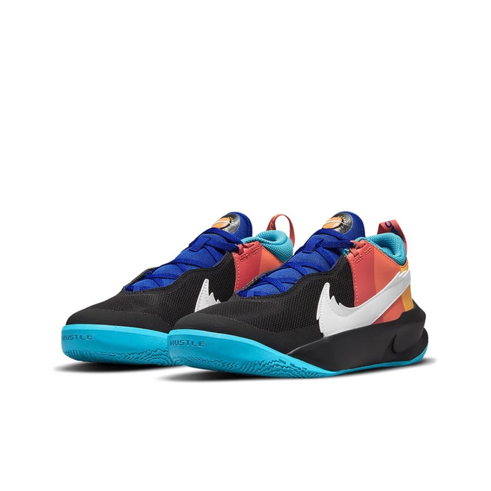 正品耐克Nike男童女童宝宝儿童网面篮球鞋透气防滑轻便DO6140-001