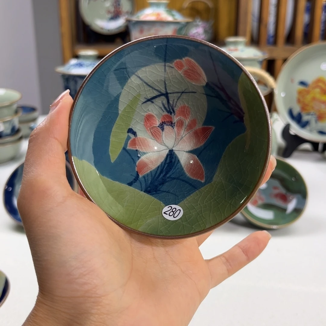 瓷片景德镇陶瓷a k l lv tu t