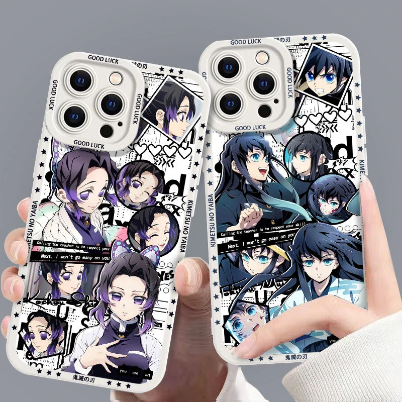 适用于vivoS19鬼灭之刃蝴蝶忍时透无一郎鹰眼手机壳iQOO8华为小米