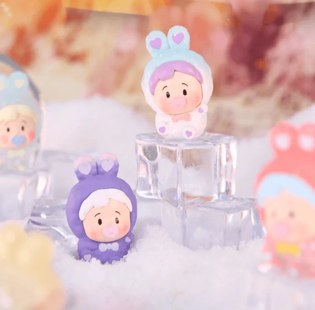 【拆盒002】小花卷豆豆兔1.0系列萌粒系列盲盒【不支持退换】