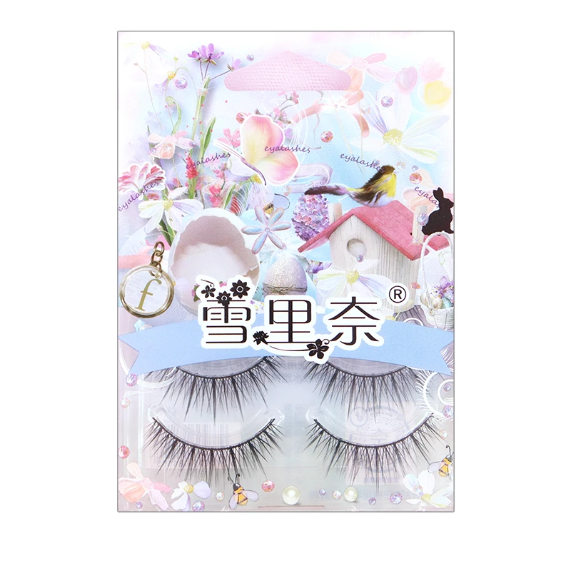 3D04欧美假睫毛单眼皮内双肿泡眼粗黑梗3D立体浓密 雪里奈假睫毛