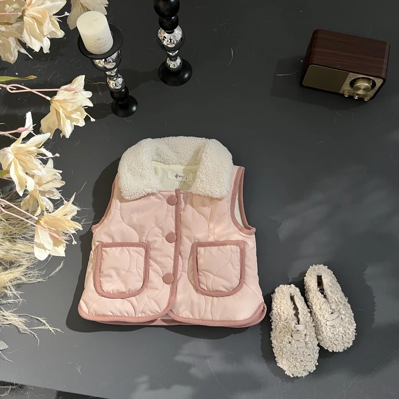 幼恩家冬季新款韩版马甲S77040