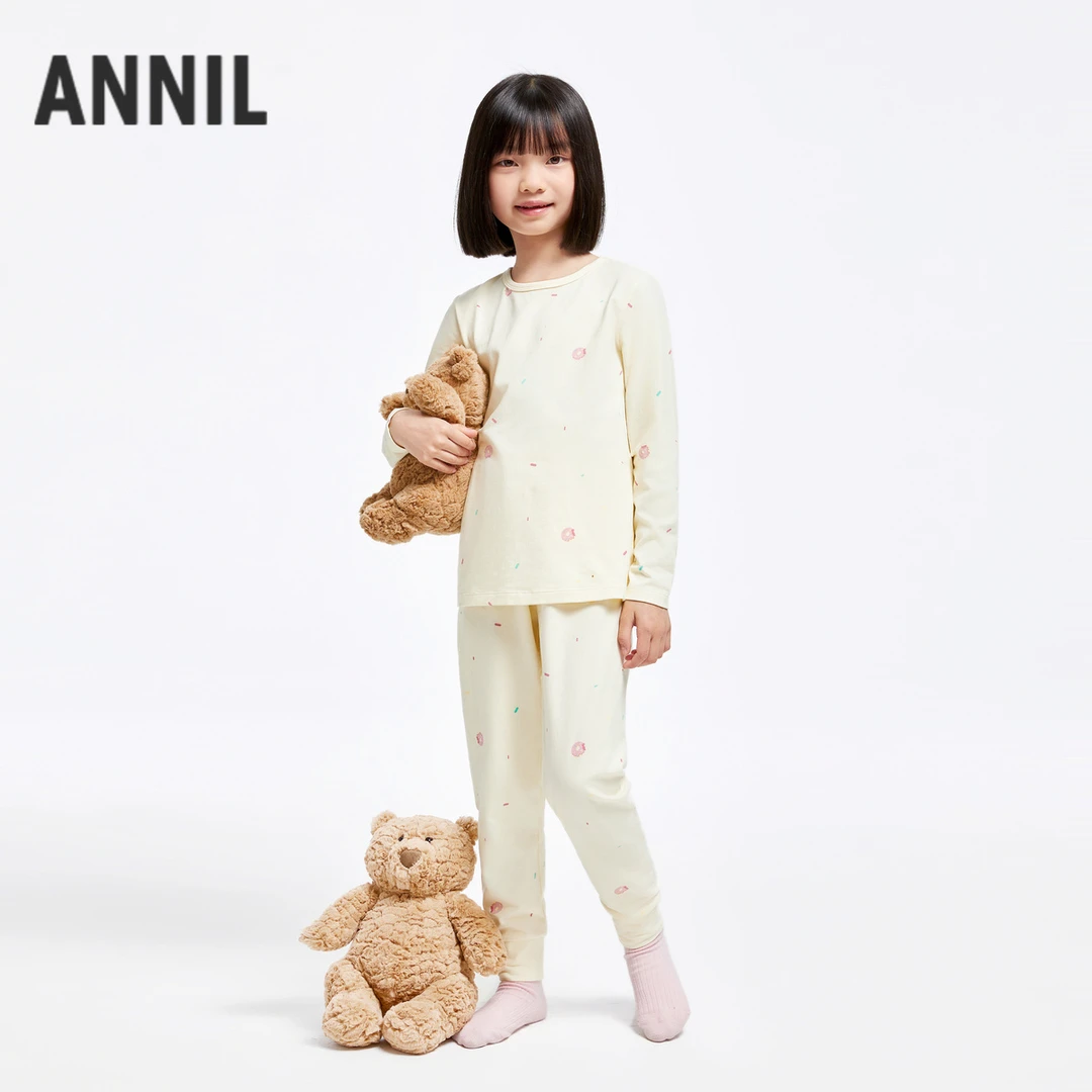 女童秋衣裤套装秋季新款安奈儿童装JG437540