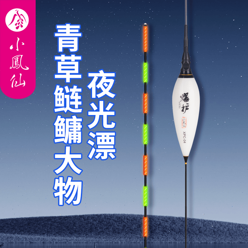 小凤仙鲢鳙鱼漂大物夜光漂醒目高灵敏电子浮漂/福利