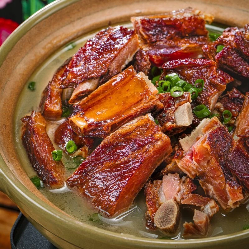 腊排骨 《三斤精排直排》 断骨发货  恩施传统柴火烟熏腊排骨瘦肉多