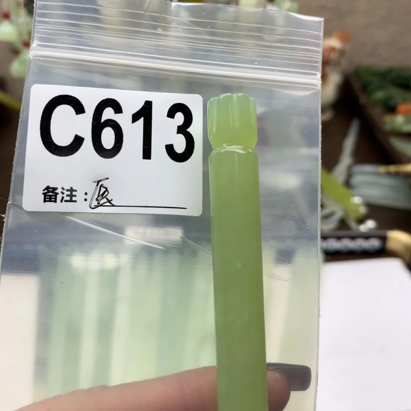 【闪购商品】蛇纹石玉发饰合金医***店
