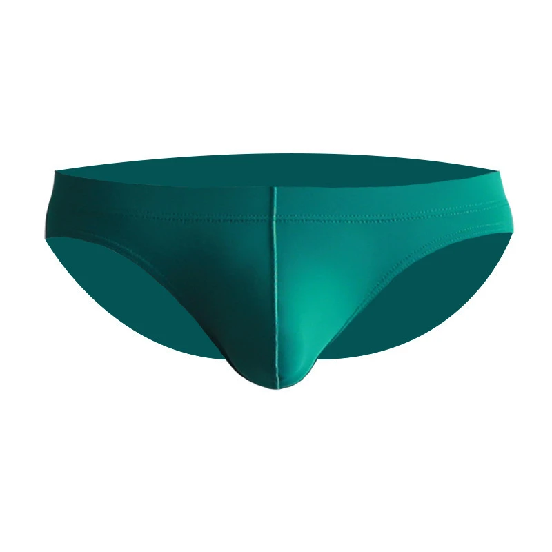 青年低腰三角裤男士冰丝纯色时尚性感夏季冰爽男内裤潮男三角裤头