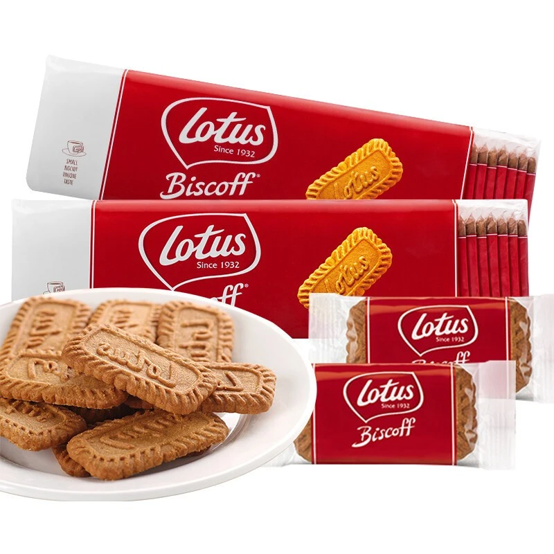lotus焦糖饼干比利时和情饼干咖咖啡伴侣小包装解馋办公室零食