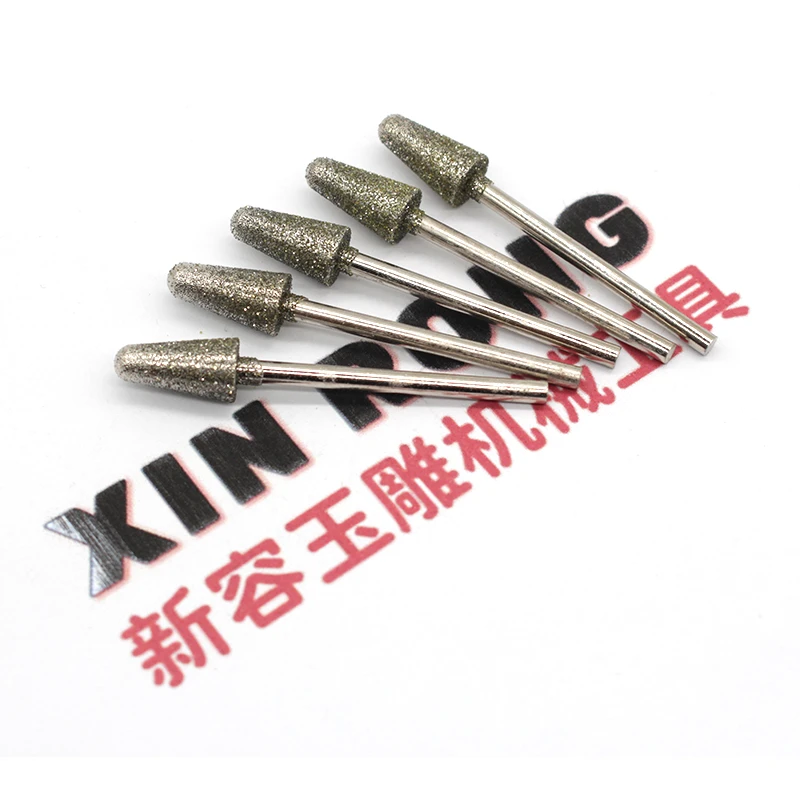 原石去皮打磨磨光磨平金刚石工具5支装3.0杆