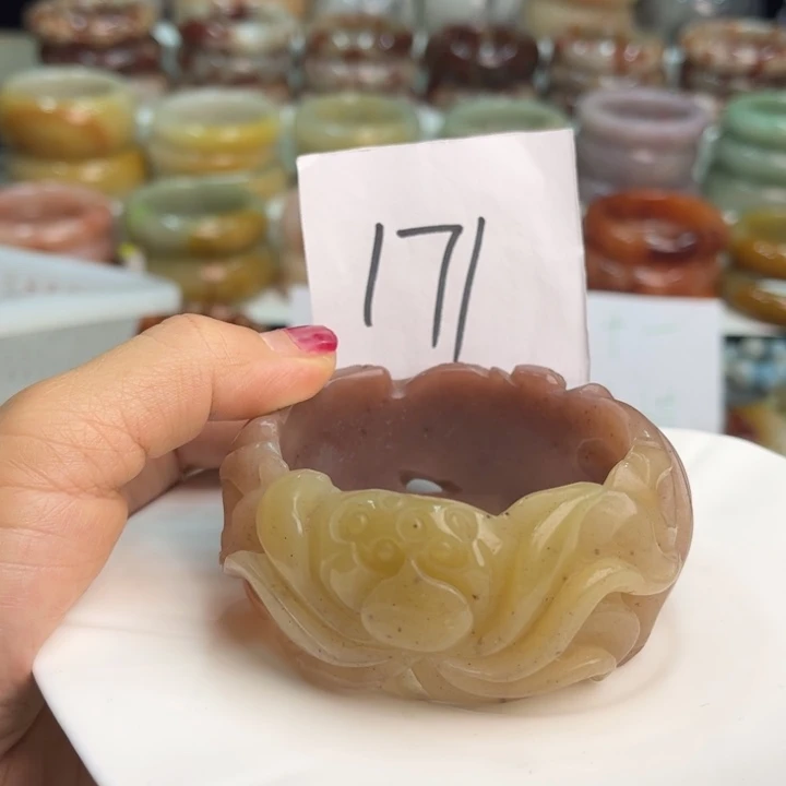石英质玉圈口58未镶嵌