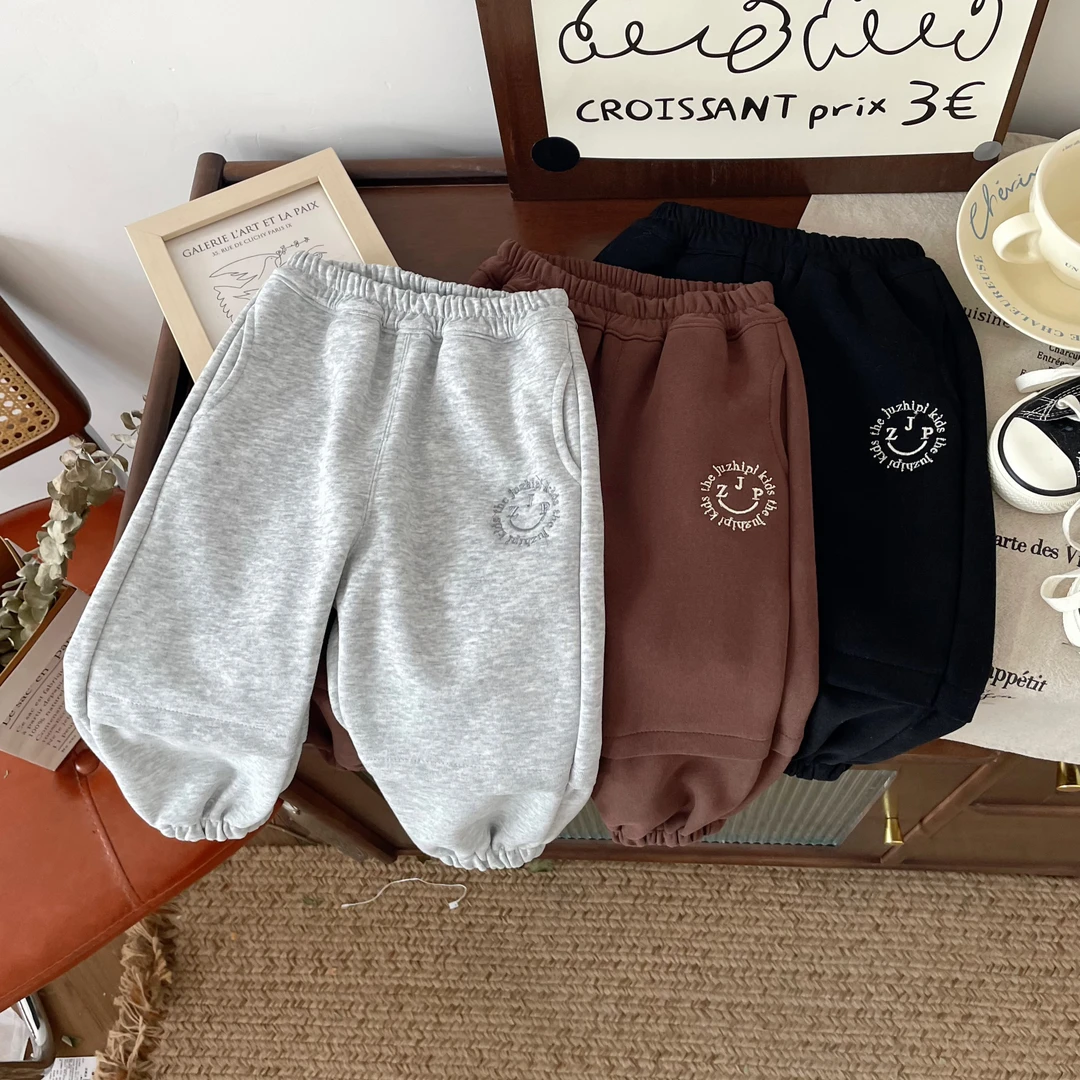 【现货】QK245626春秋儿童韩版卫裤男童休闲裤子百搭