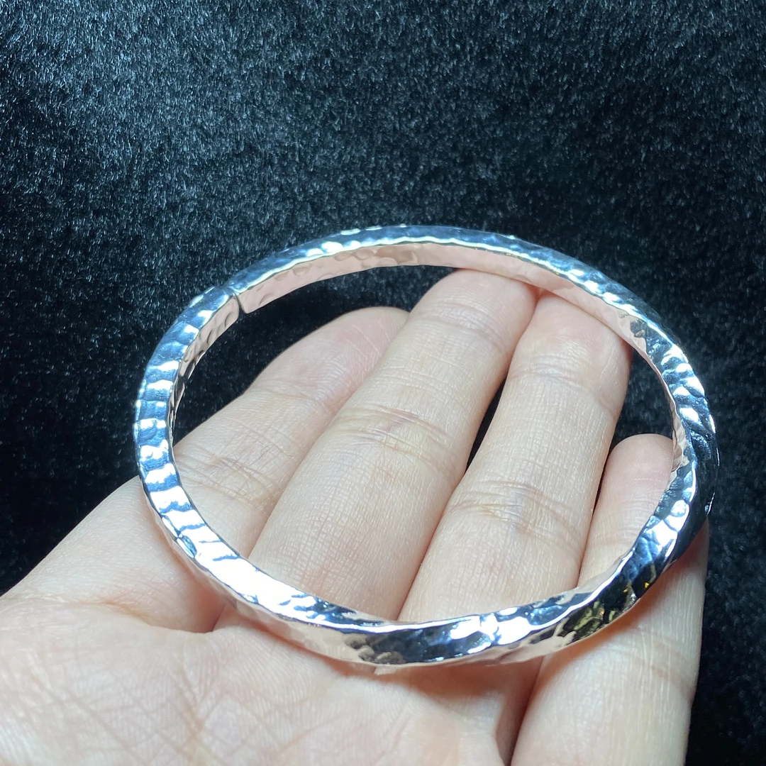 足银银制品 【星浩珠宝】足银999.9手镯22-2T34H191【32.8g】