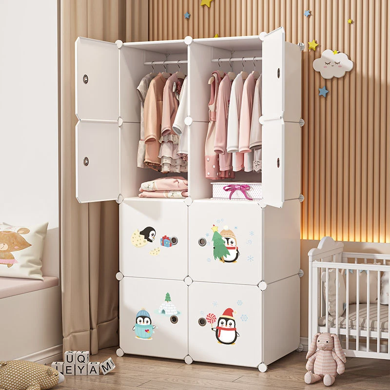 衣柜家用卧室组装收纳衣橱经济型出租房用简易衣柜结实耐用储物柜