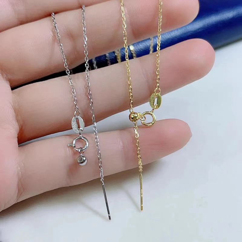 链子925银 s925纯银万能针式链（拍下备注链子颜色