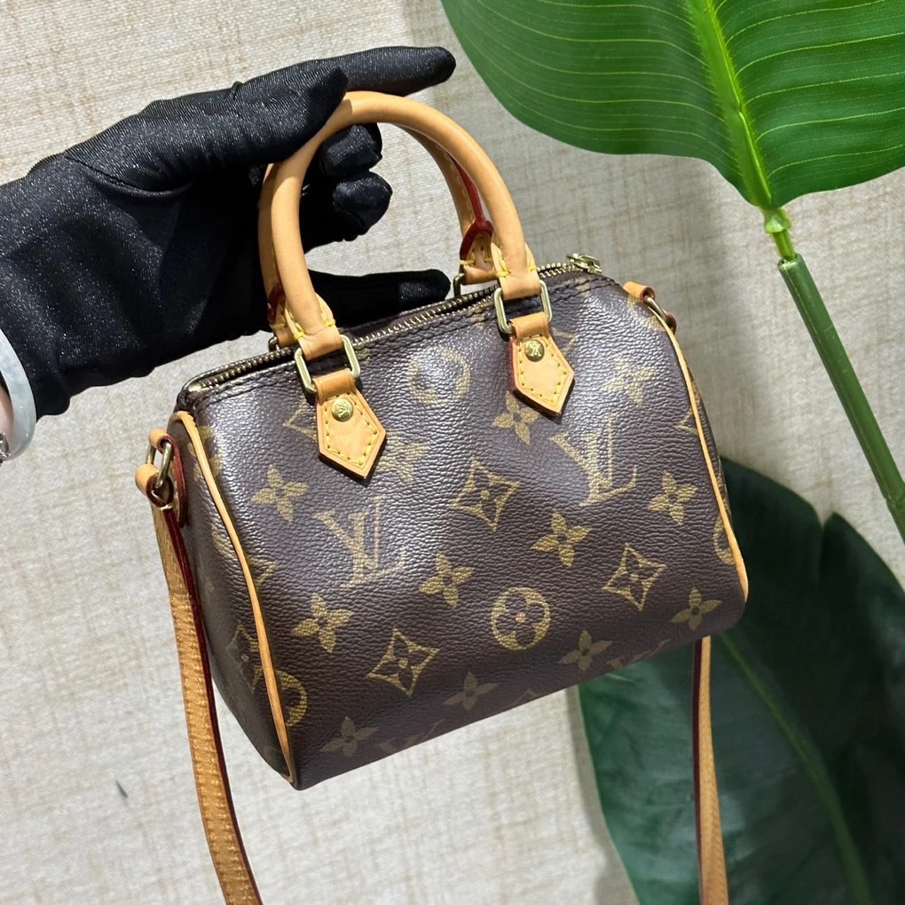 95新 LouisVuitton/路易威登 老花speedy nano包