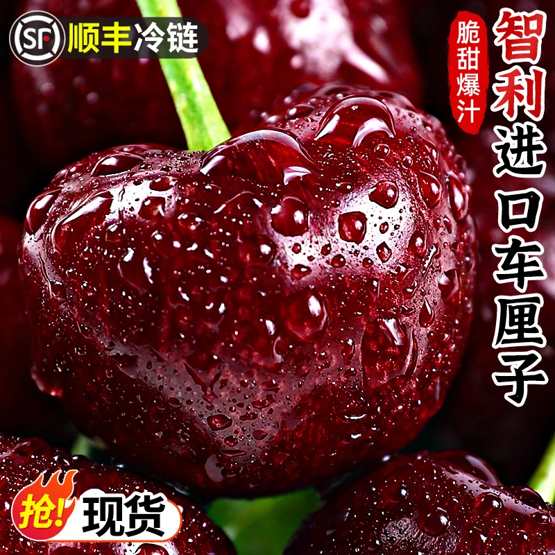 【顺丰冷链】智利进口车厘子1-5斤新鲜当季水果大樱桃肉厚爆汁送礼